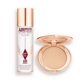 AIRBRUSH FLAWLESS FINISH & SET DUO – kit för en jämn hy