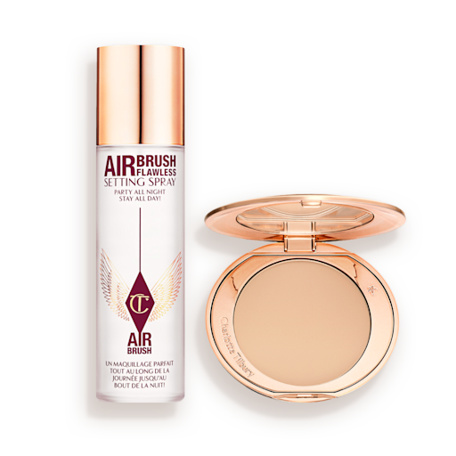 AIRBRUSH FLAWLESS FINISH & SET DUO – kit för en jämn hy