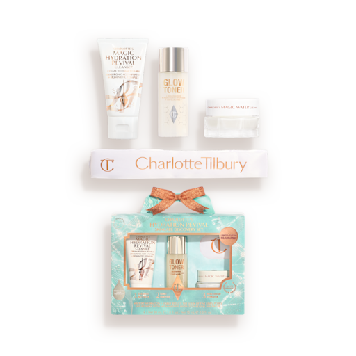 CHARLOTTE’S HYDRATION REVIVAL SKINCARE DISCOVERY SET – HUDVÅRDSKIT I RESEFORMAT