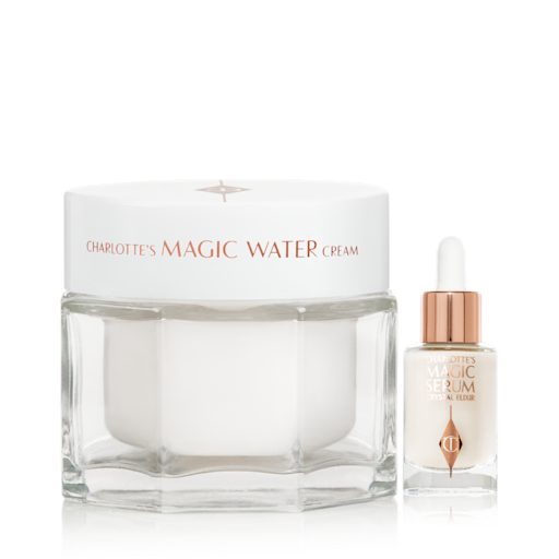 CHARLOTTES MAGISKA SERUM & VATTENKRÄM-DUO – Hudvårdskit