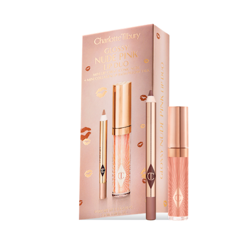 GLANSIG LÄPPDUO NUDE PINK