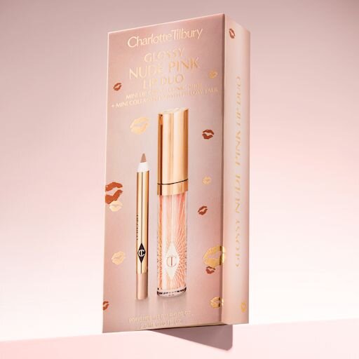 GLANSIG LÄPPDUO NUDE PINK
