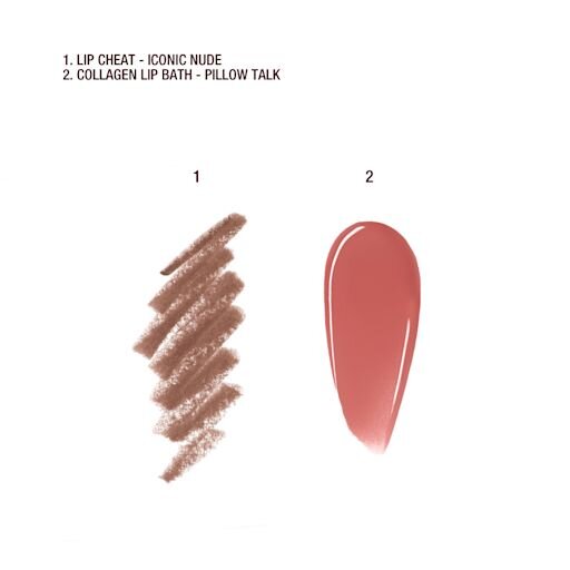 GLANSIG LÄPPDUO NUDE PINK