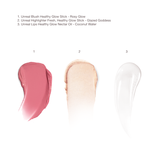 MINI UNREAL, FLAWLESS GLOW SECRETS Ansiktskit