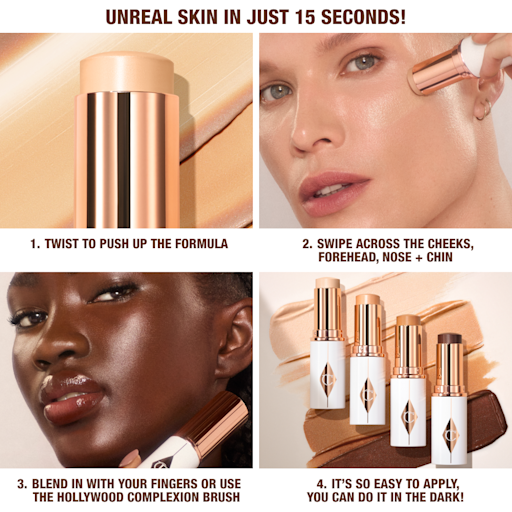 UNREAL SKIN SHEER GLOW TINT HYDRATING FOUNDATION STICK 11 TAN